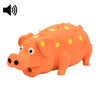 Orange Pig Dog Toy