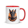 Halloween Doberman Coffee Mug 11 oz