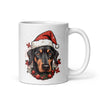Christmas Doberman Coffee Mug
