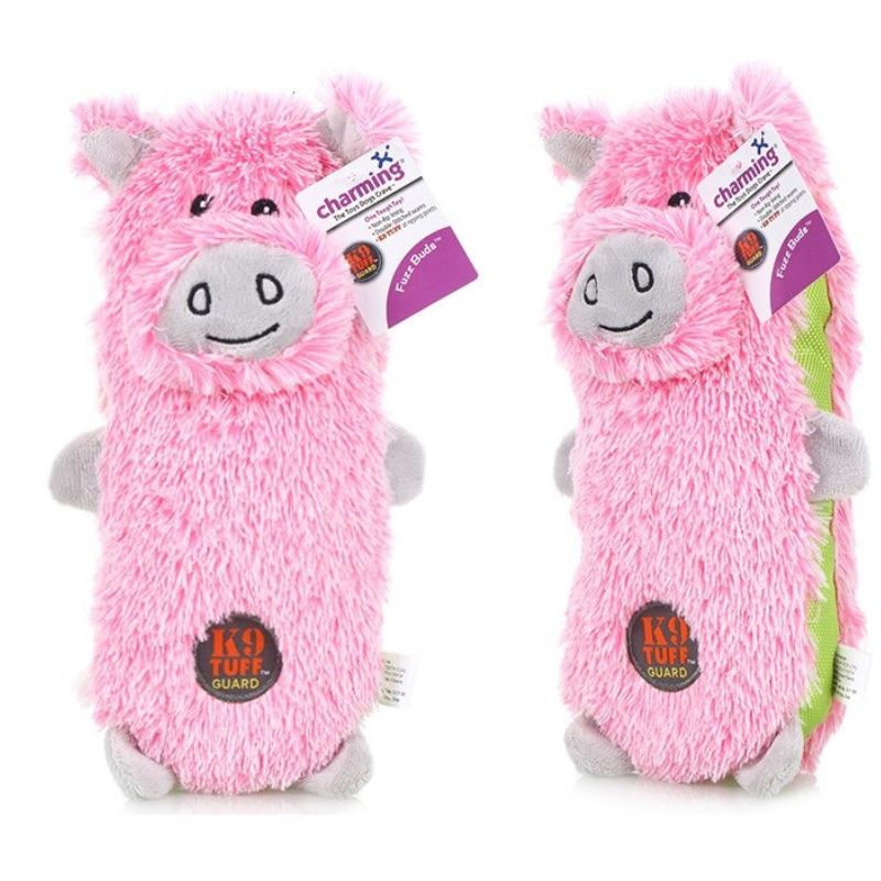 Soft Pink Pig Dog Toy