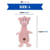 Size Guide Fleece Pig Dog Toy