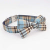 Blue Classic Bow Tie Dog Collar