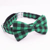Green Bow Tie Dog Collar
