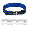 Blue Dog Collar with Name Phone Number