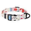 Dog Collar With Embedded Tag White