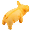 Yellow Pig Dog Toy Back View