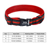 Red Dog Collar with Name Phone Number