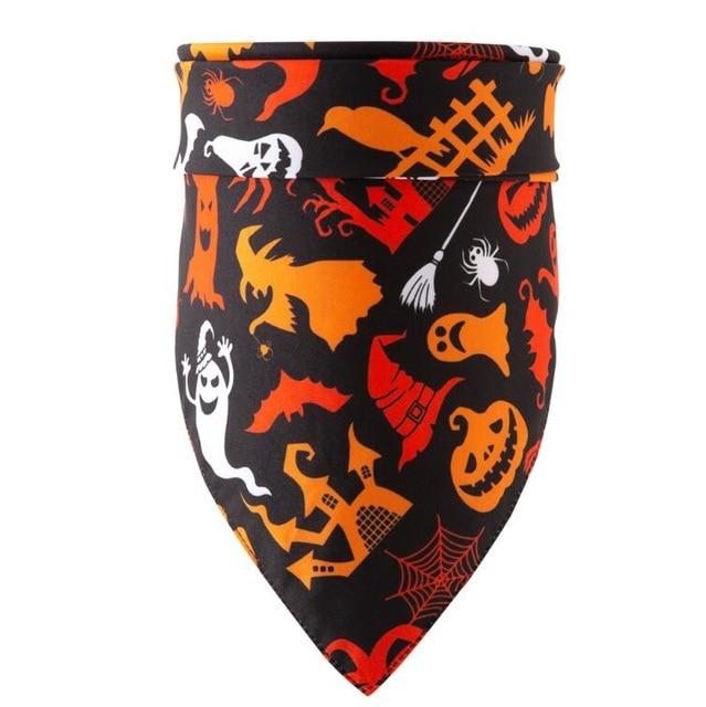 Halloween Witch Dog Bandana Collar