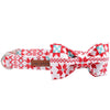 Maple Leaf Bow Tie Dog Collar