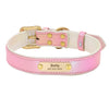 Personalized Pink Dog Collar
