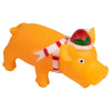 santa pig dog toy