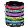 Embroidered Reflective Personalized Dog Collar