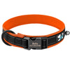 Orange Dog Collar With Name Engraved On Buckle