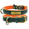 Dog Leather Collar with Name