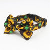 Sunflower Flower Bow Tie Dog Collar