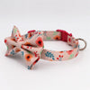 Visual Flower Bow Tie Dog Collar