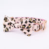 leopard print dog bow tie